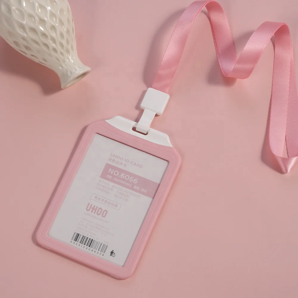 
Customized Macaron color large exhibition card holder 