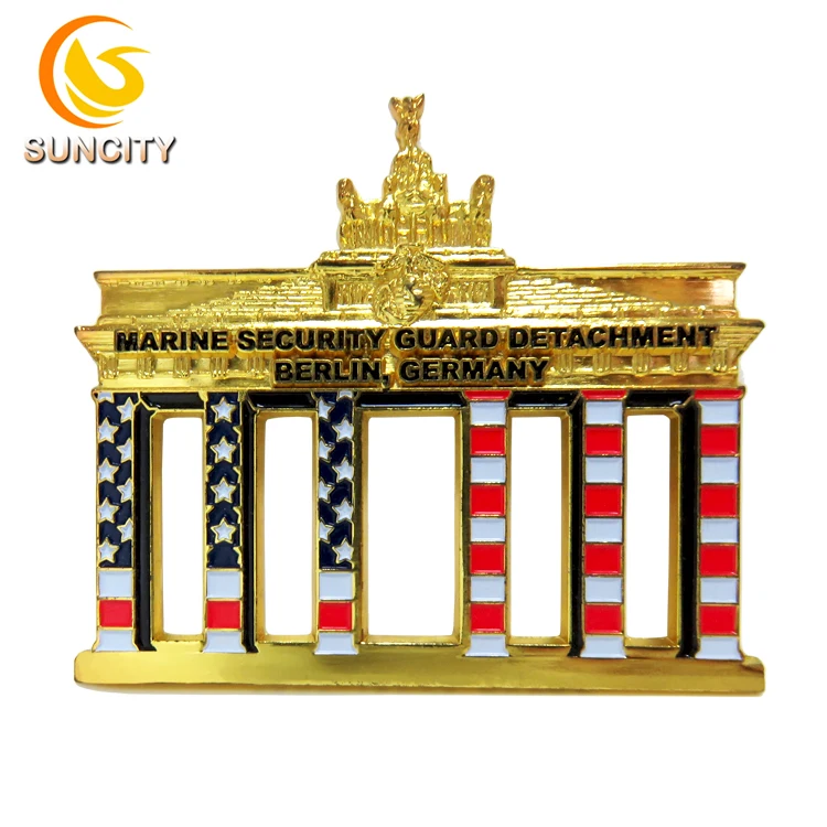 High quality customer oem series Gorgeous gold military medals