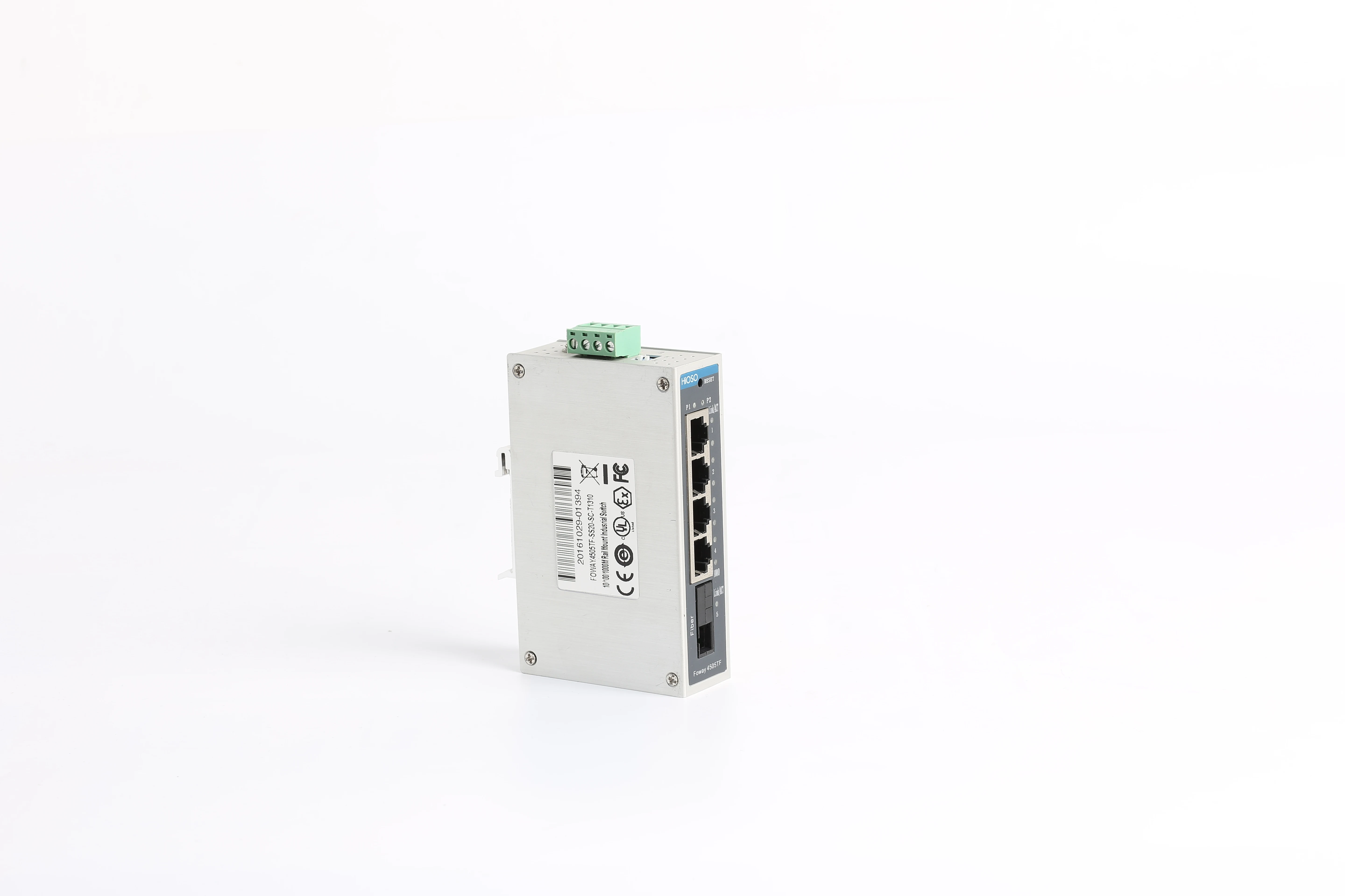 Гигабитный промышленной безопасности коммутатора Ethernet 10/100/1000 м 5-разъемное зарядное