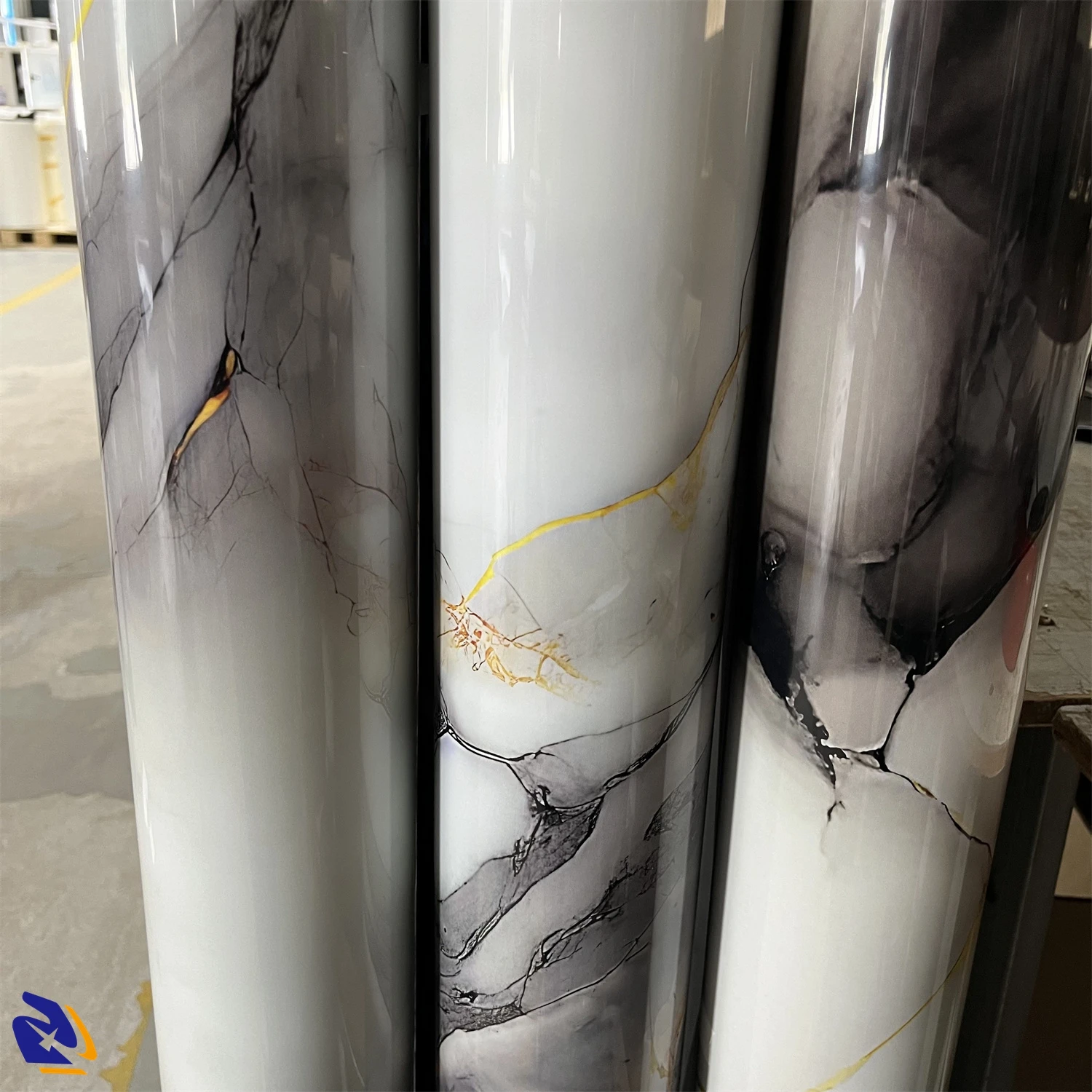 UV COATING Digital Printing Marble PET/PVC Decorative Films For PVC Wall Panels Marble Furniture Films PVC Foil For Laminating