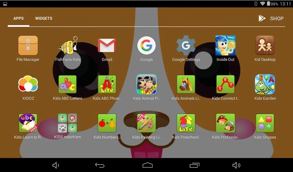 Hottest  tablet pc   7 inch  android  tablet pc 1+8G storage   kids educational tablet pc