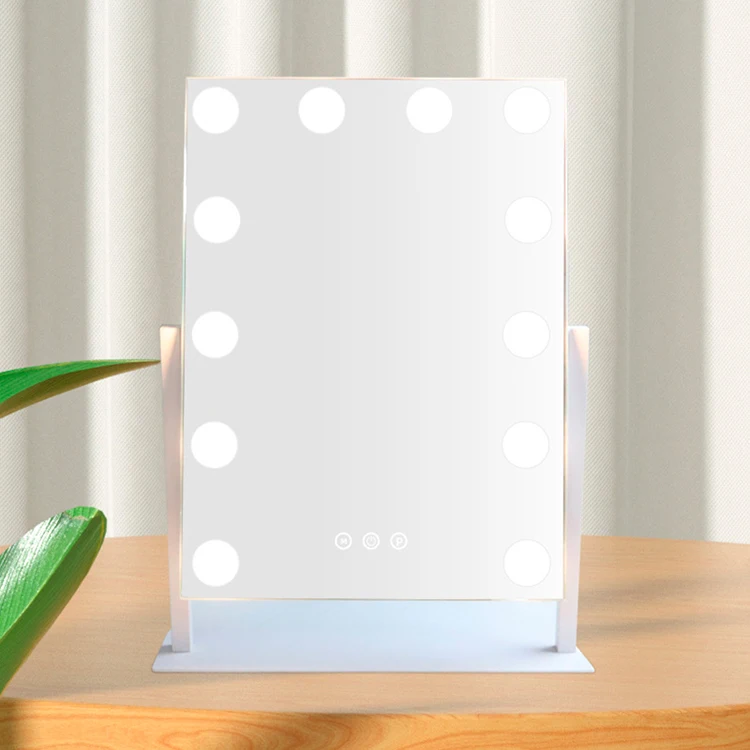 Hollywood Style Dimmable LED 12 Bulbs Bathroom Lighting Vanity Makeup Mirror