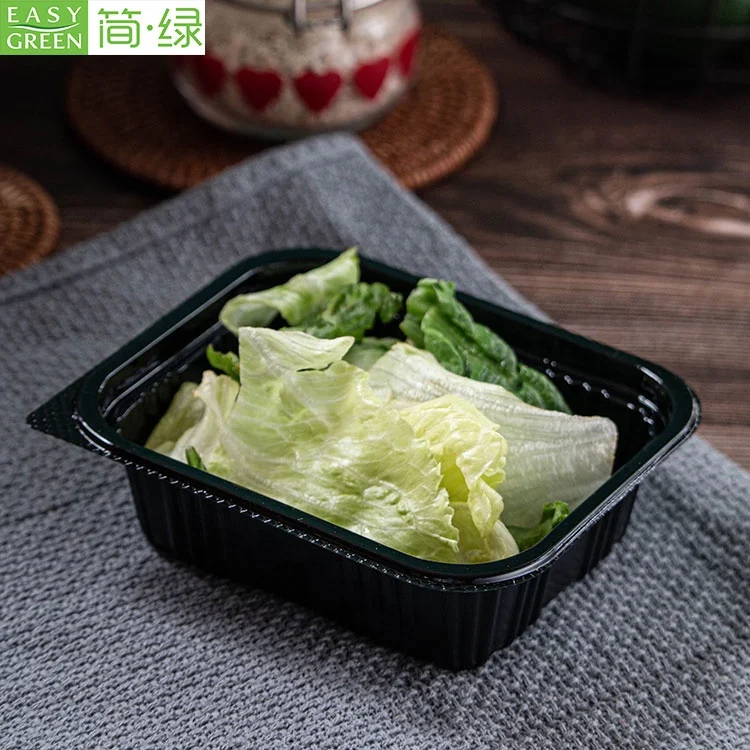 
Easy Green Fast Food Container Microwavable Plastic Tiffin Carrier Thermal Lunch Box with Anti-fog Lid 