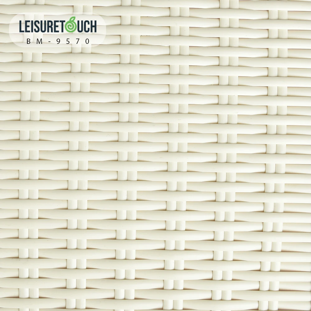 LTR HDPE плоская форма искусственный плетение садовая уличная мебель набор синтетический