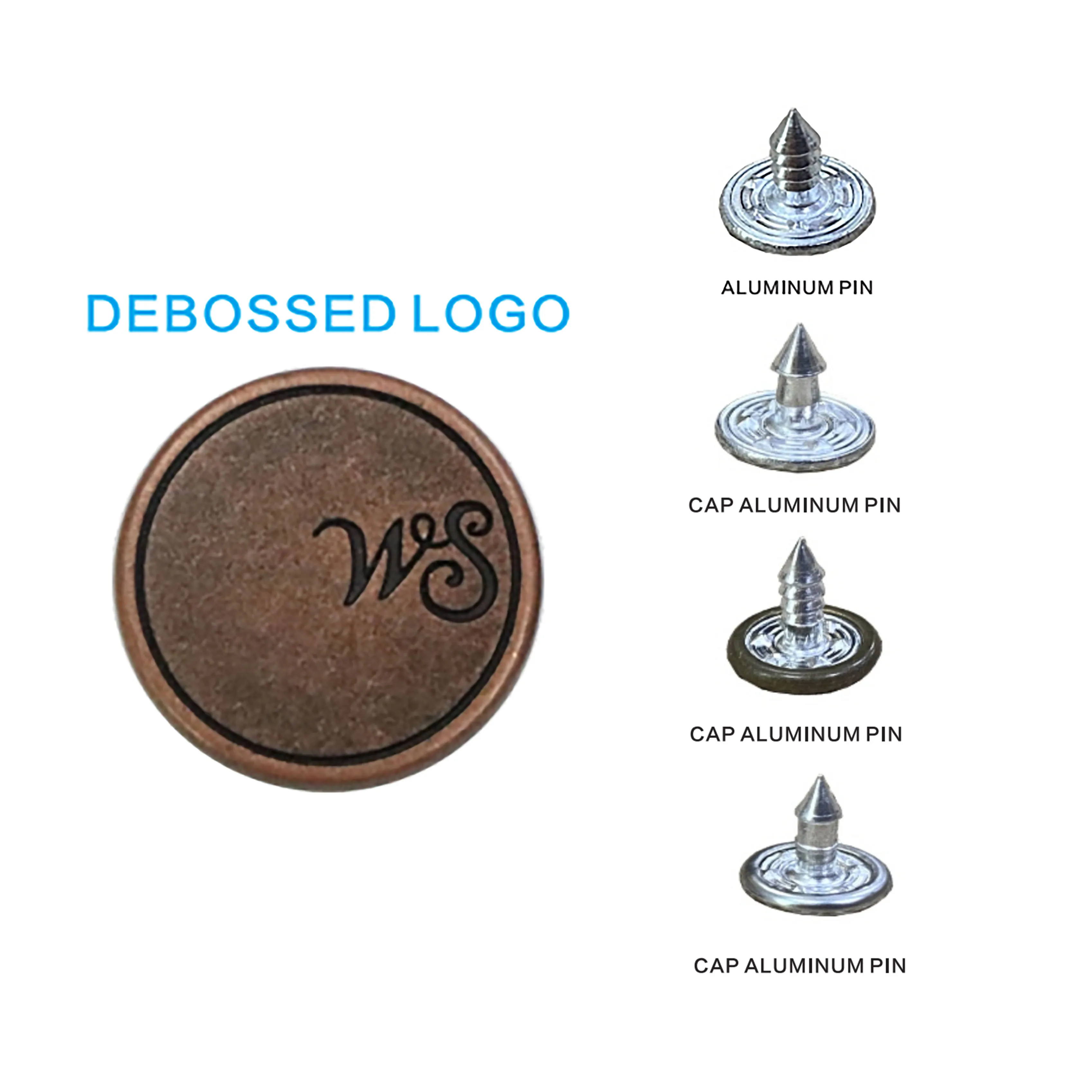 alloy denim tack button for jeans garment