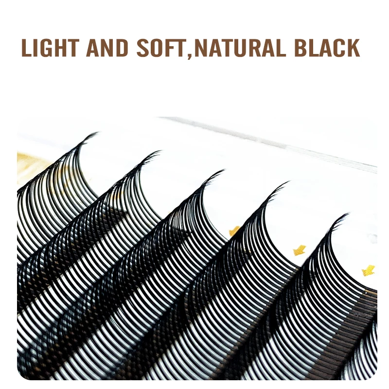 Черные 5D шипы сказочные флоры накладные ресницы