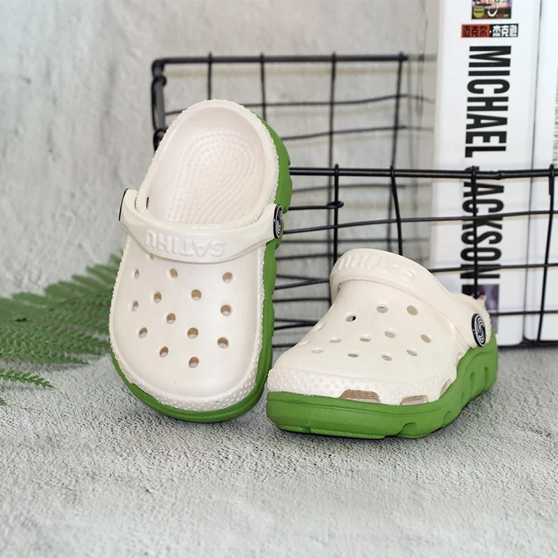 
Classic design high quality beautiful health care antibiosis anti-skid beach student water footwear baby sandal kids clogs shoe 