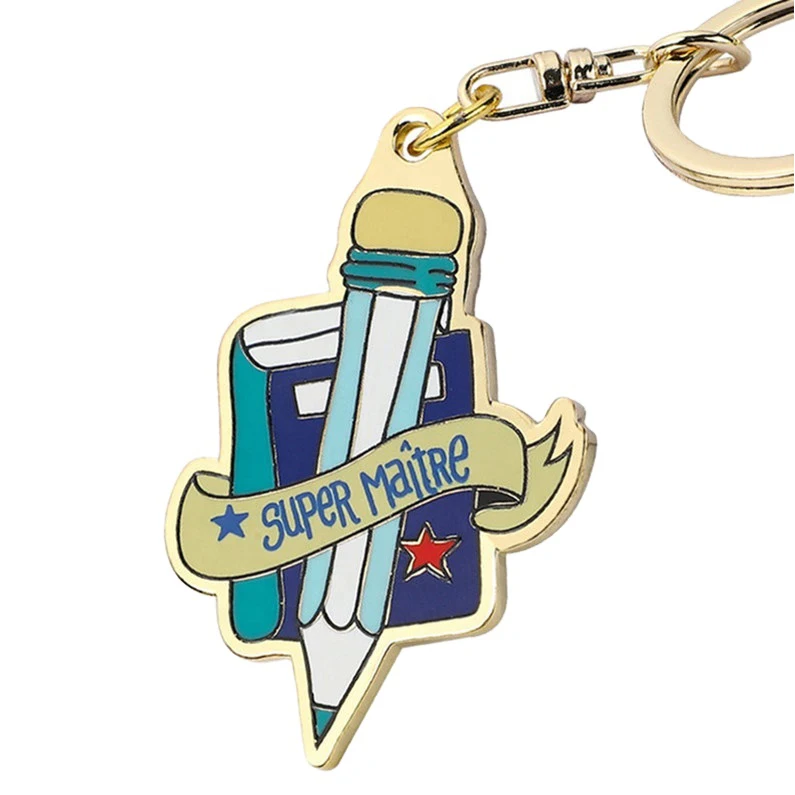 Брелок для ключей из мягкого твердого металла