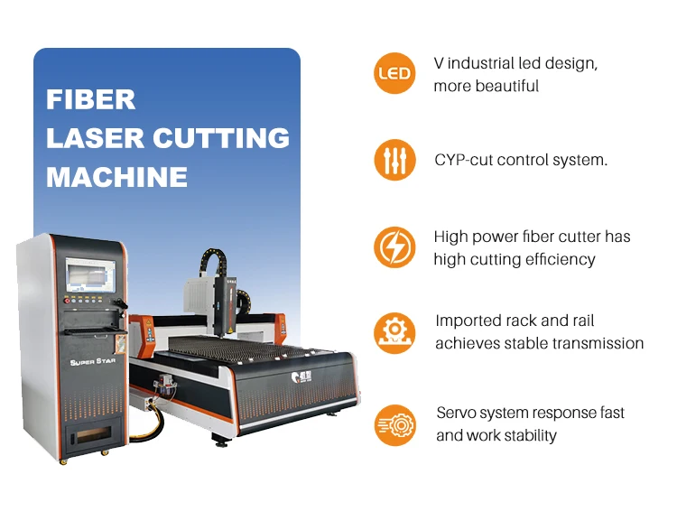High efficiency laser engraving machine fiber laser cutting machines for steel metal