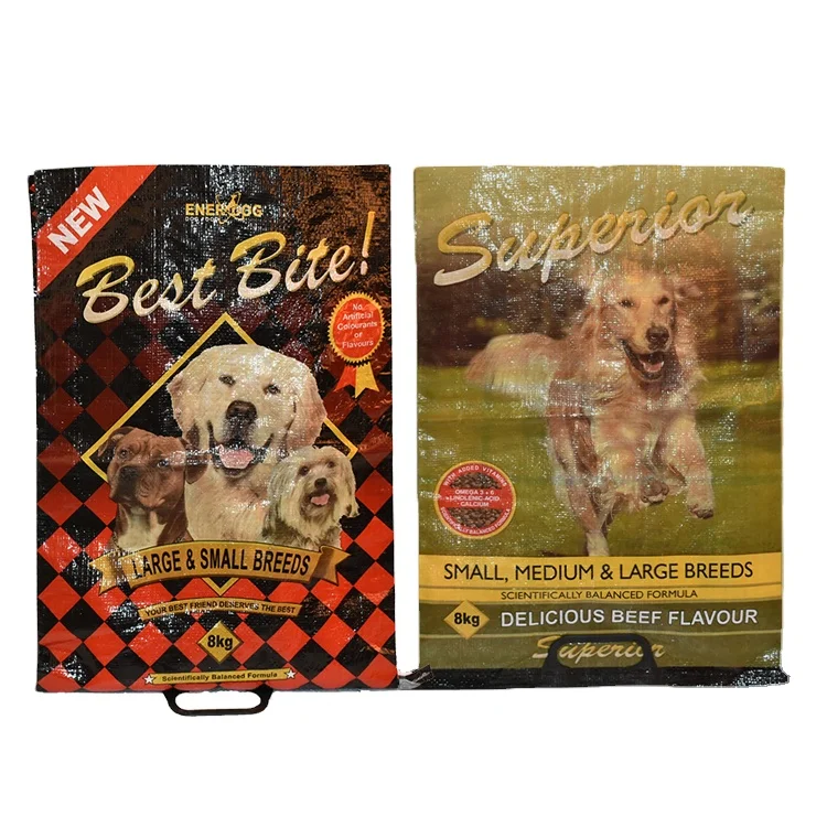 20kg 25kg custom size colorful printing bopp film pp lamination woven bag for npk fertilizer