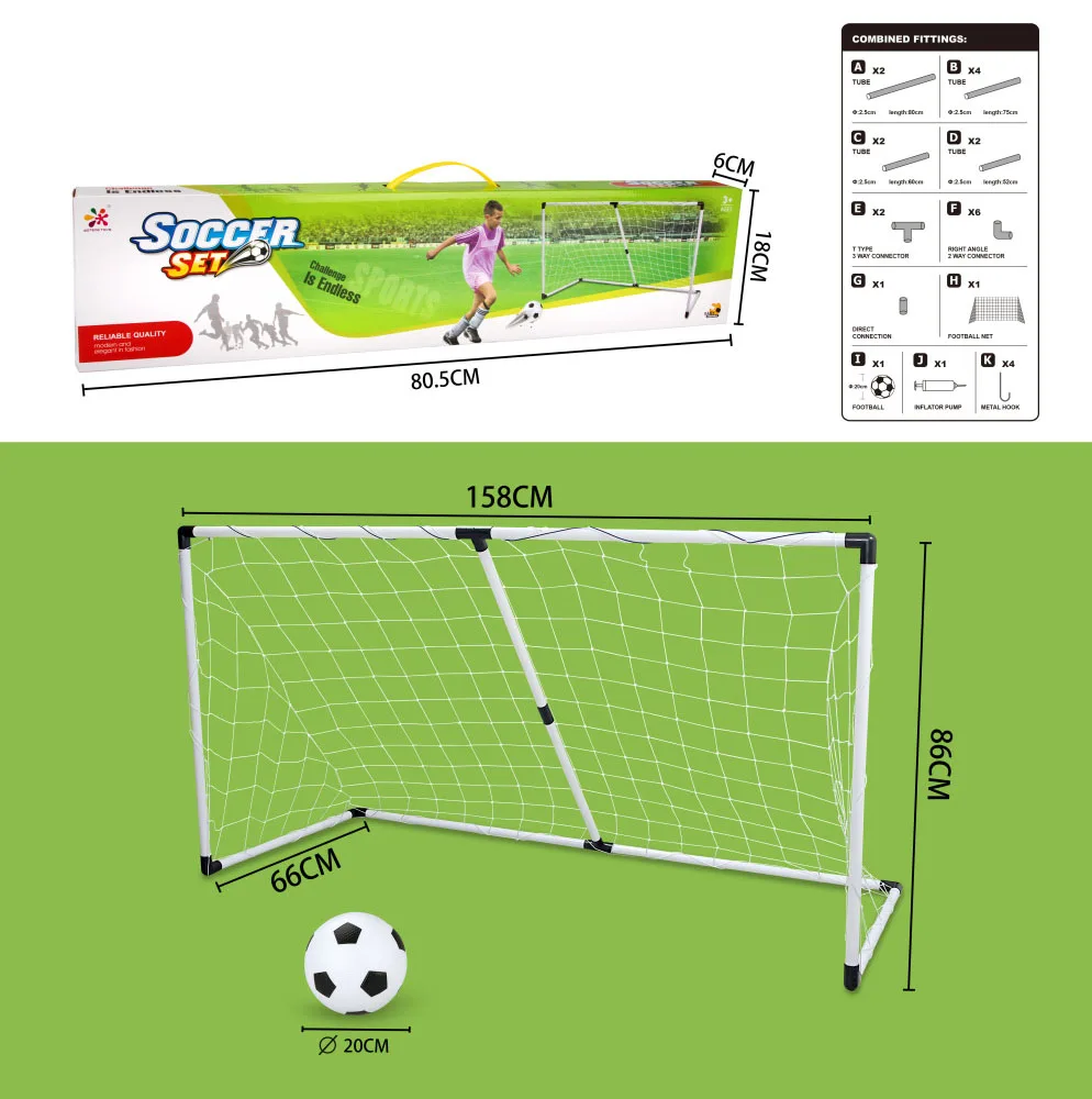 Hot sale portable soccer goal folding soccer goal for home trainingpop up folding portable football soccer goals