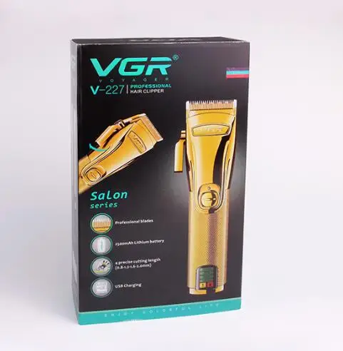 FANGJU Electric Rechargeable Hair Salon Barber Shop Cordless Shaving Hair Trimmer Cutting Machine Razor