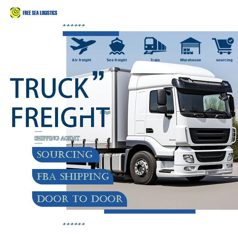 DDP  Door to door truck delivery  freight forwarder from china to USA/Europe/UK/CANADA International logistics