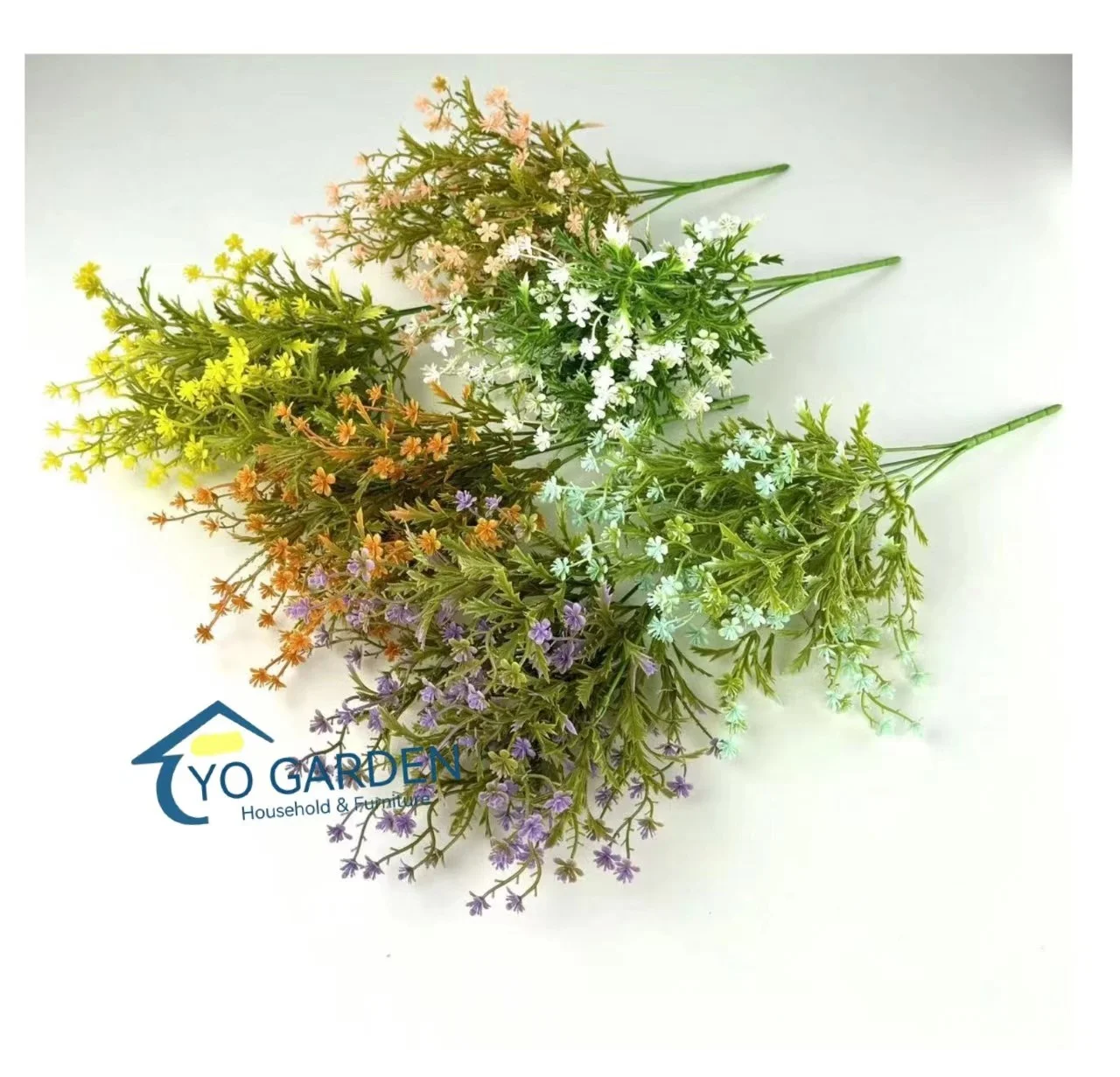 New Arrival Plastic Artificial Gypsophila Bouquet Simulation Flower For Wedding Home Decoration
