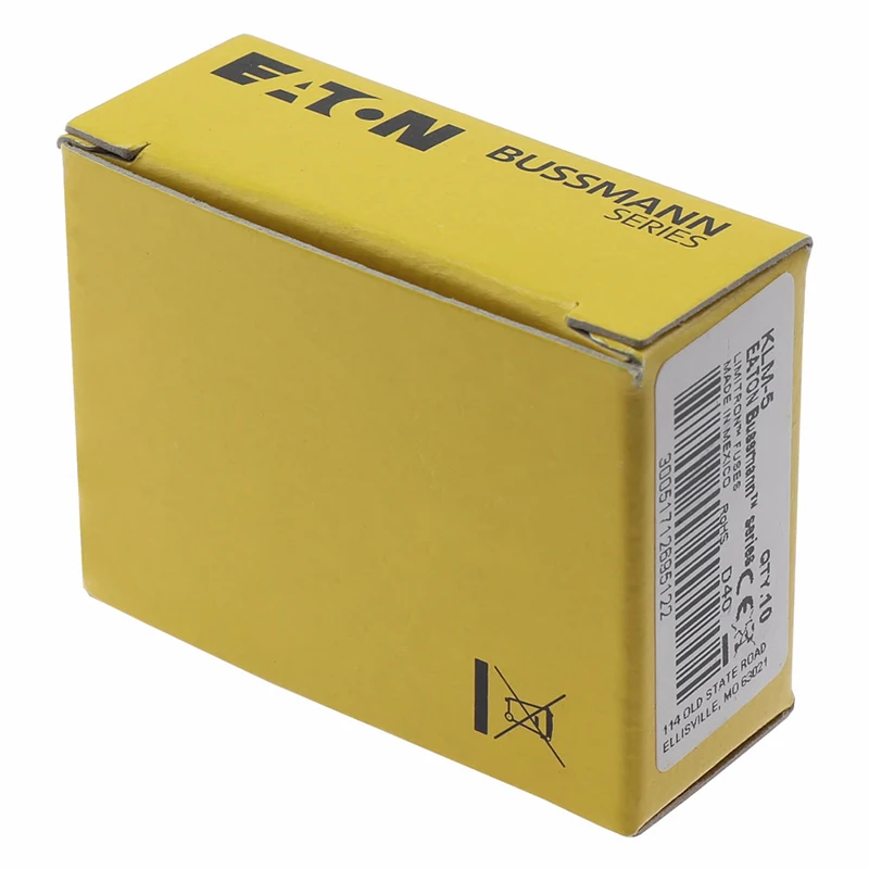600V 5A Bussmann Fuses KLM-5 Fast Acting Industrial And Electrical Fuse