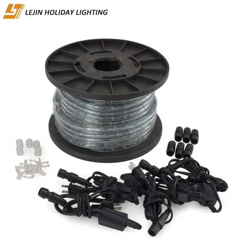 Наружное украшение из ПВХ, светильник 13 мм, веревка, светодиодный светильник для сада, вечеринки