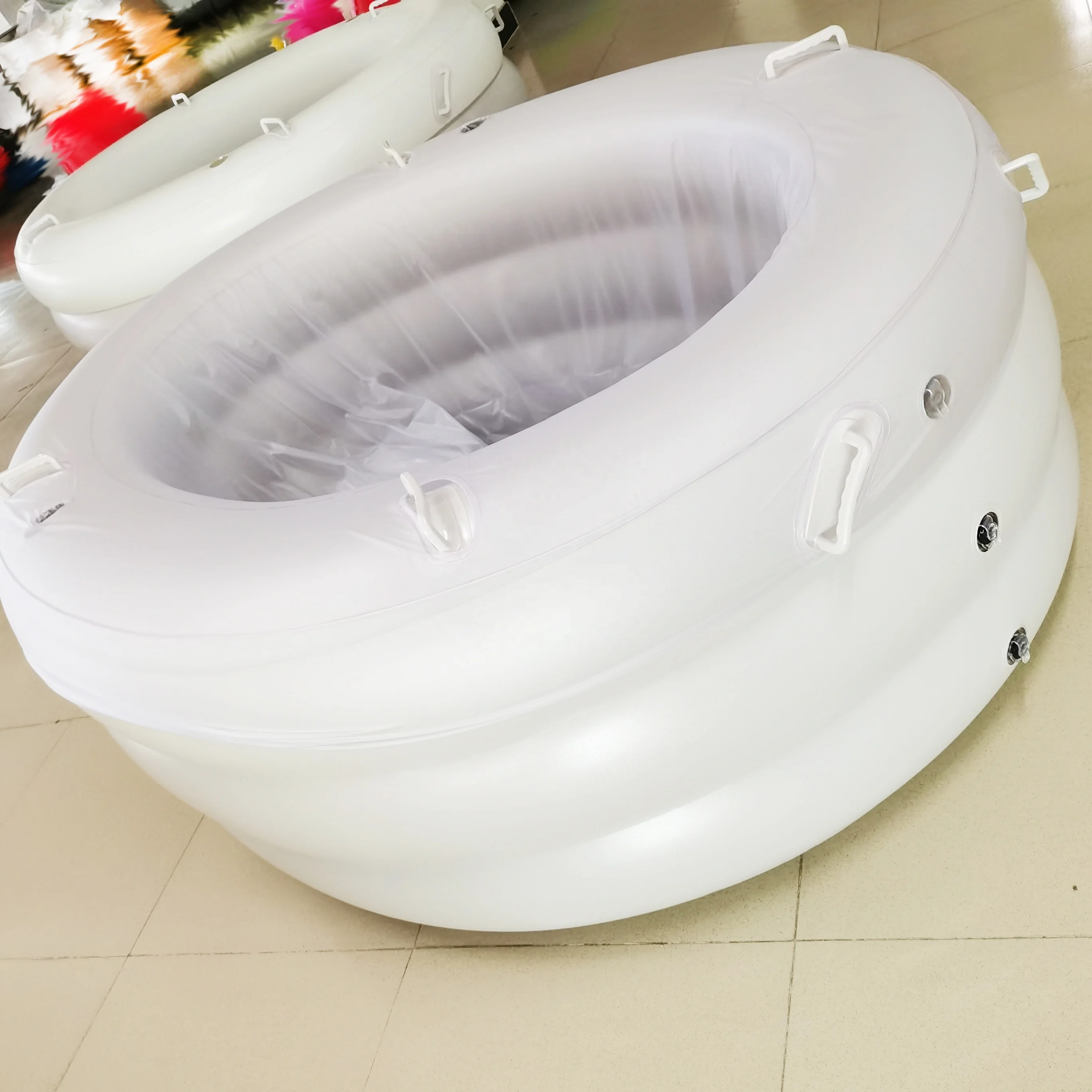 PVC Inflatable Portable oval Eco Water Birth Pools With Liner And Handles For Pregnant