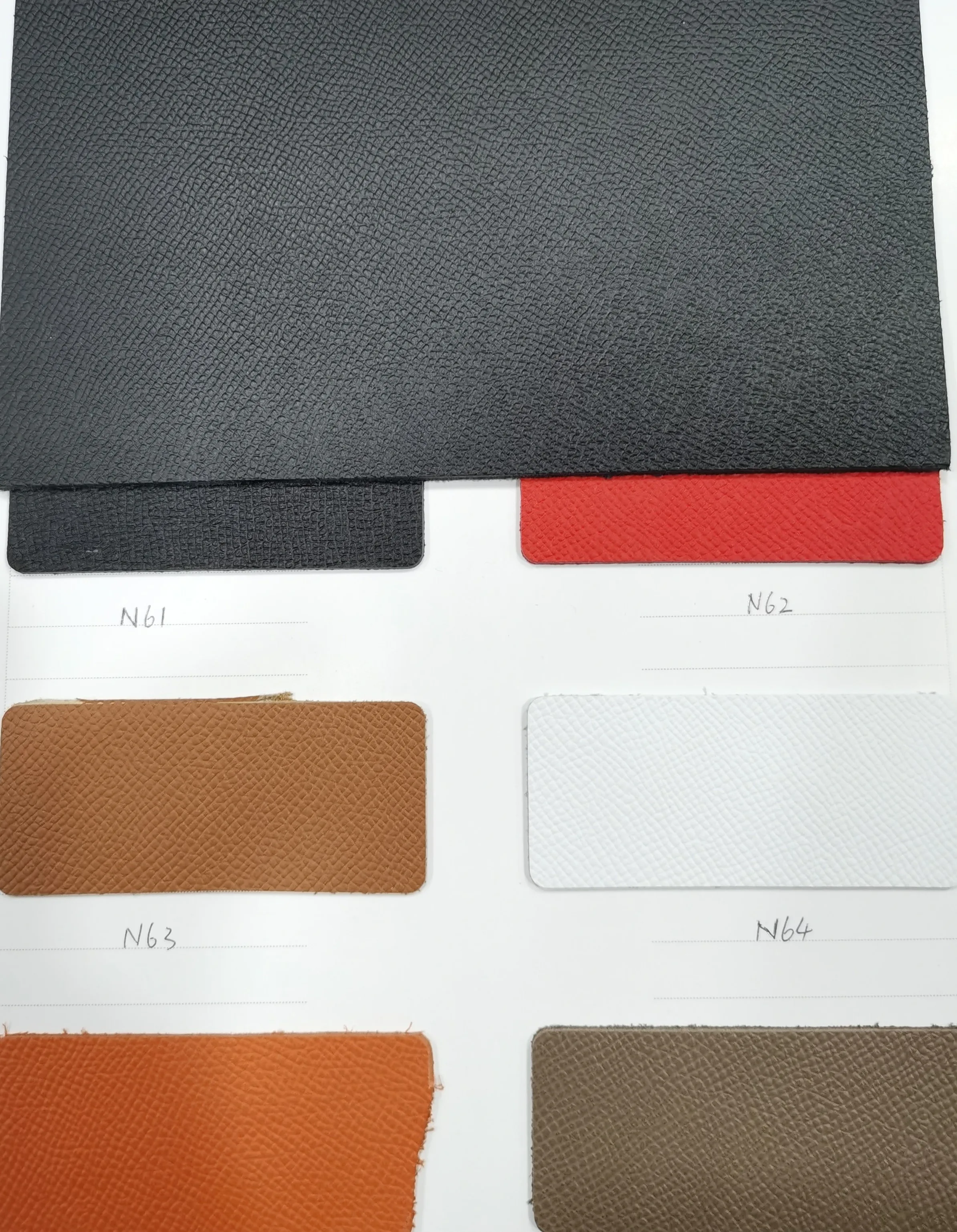 
Domestic Grain top layer leather EPSOM cowhide skins and hides leather for shoes and bags 