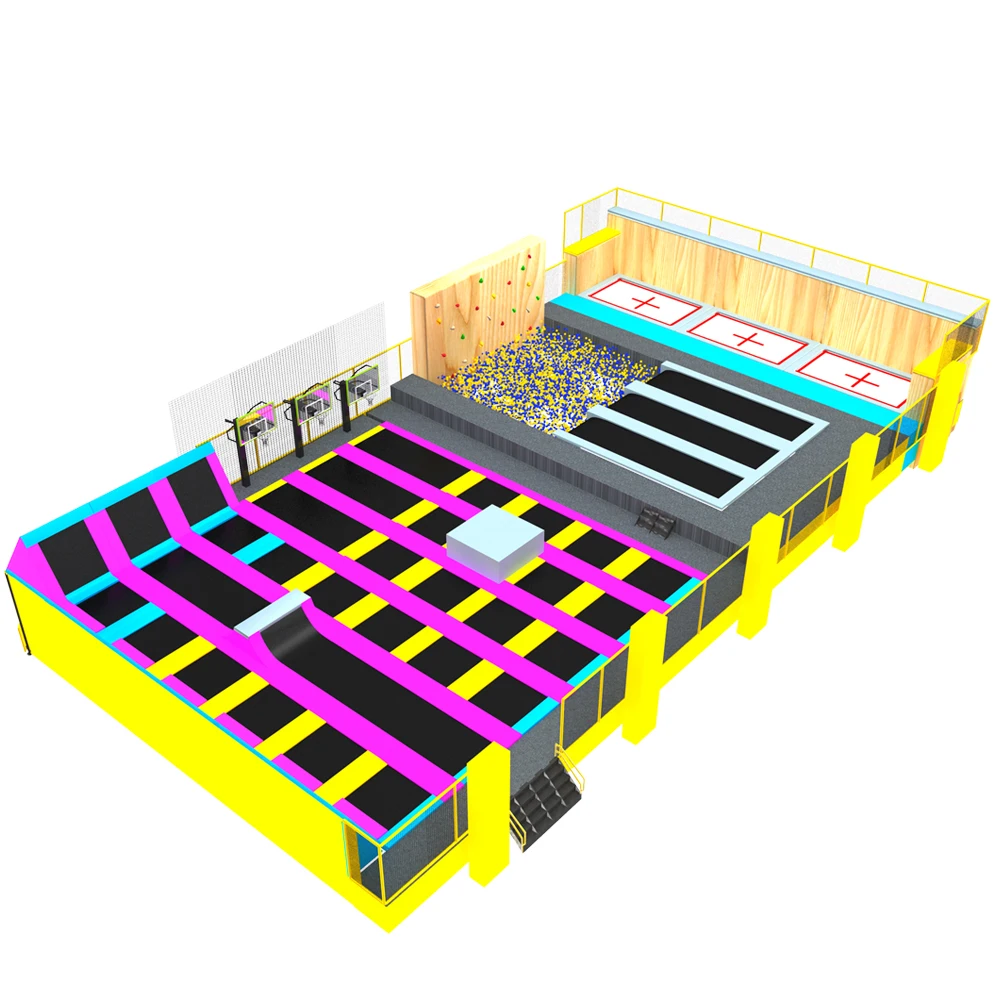 
Trampoline Park Activities Park Children Indoor Trampoline Parks OL-BC019 