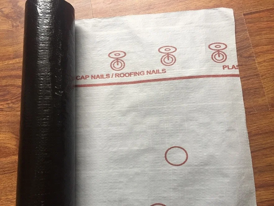 Factory OEM hot pressure waterproof and breathable house plastic wrap price prices bitumen 60 70