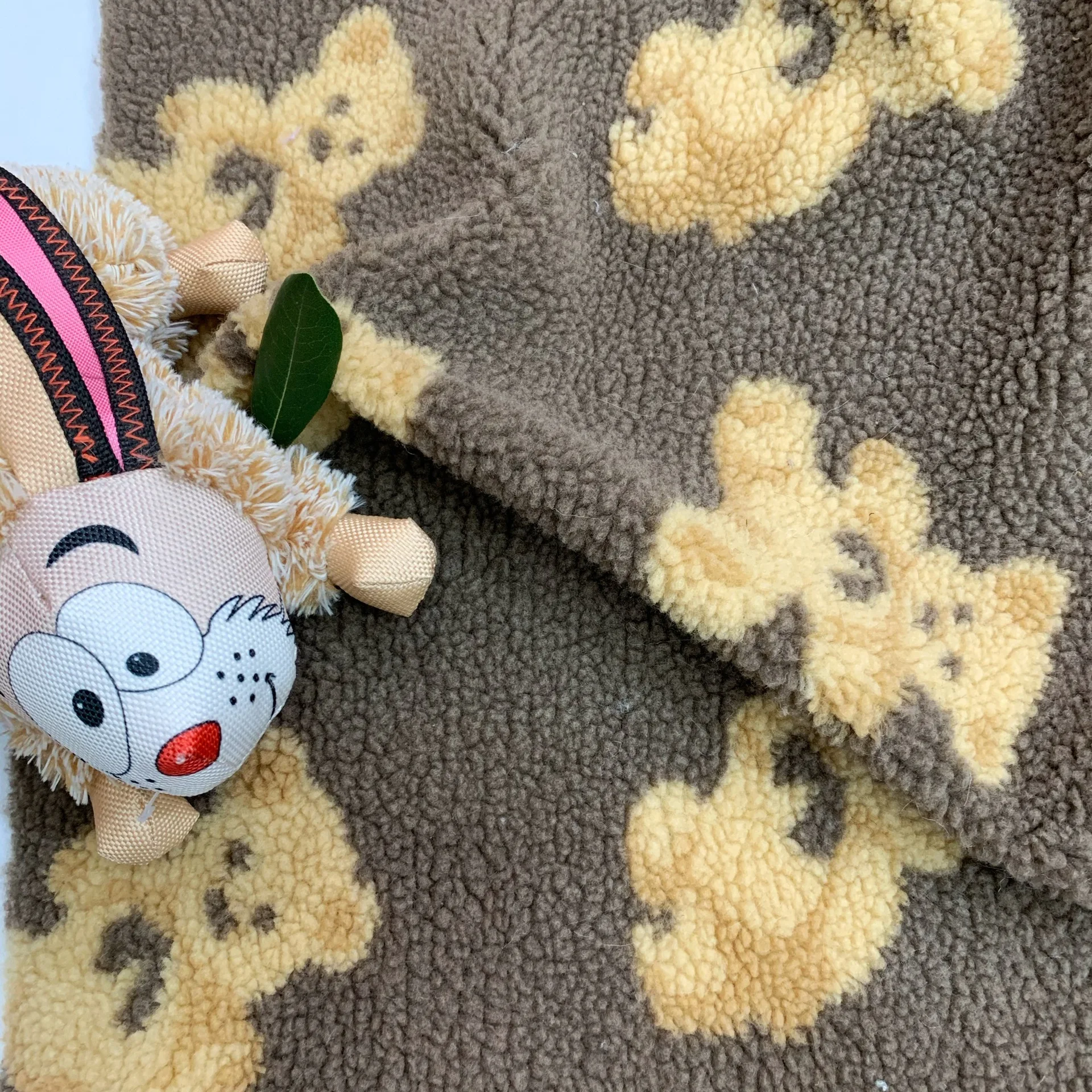 Factory Polyester Sherpa Fleece Fake Sheep Lamb Faux Fur Fabric,Polyester Artificial Fur Fabric