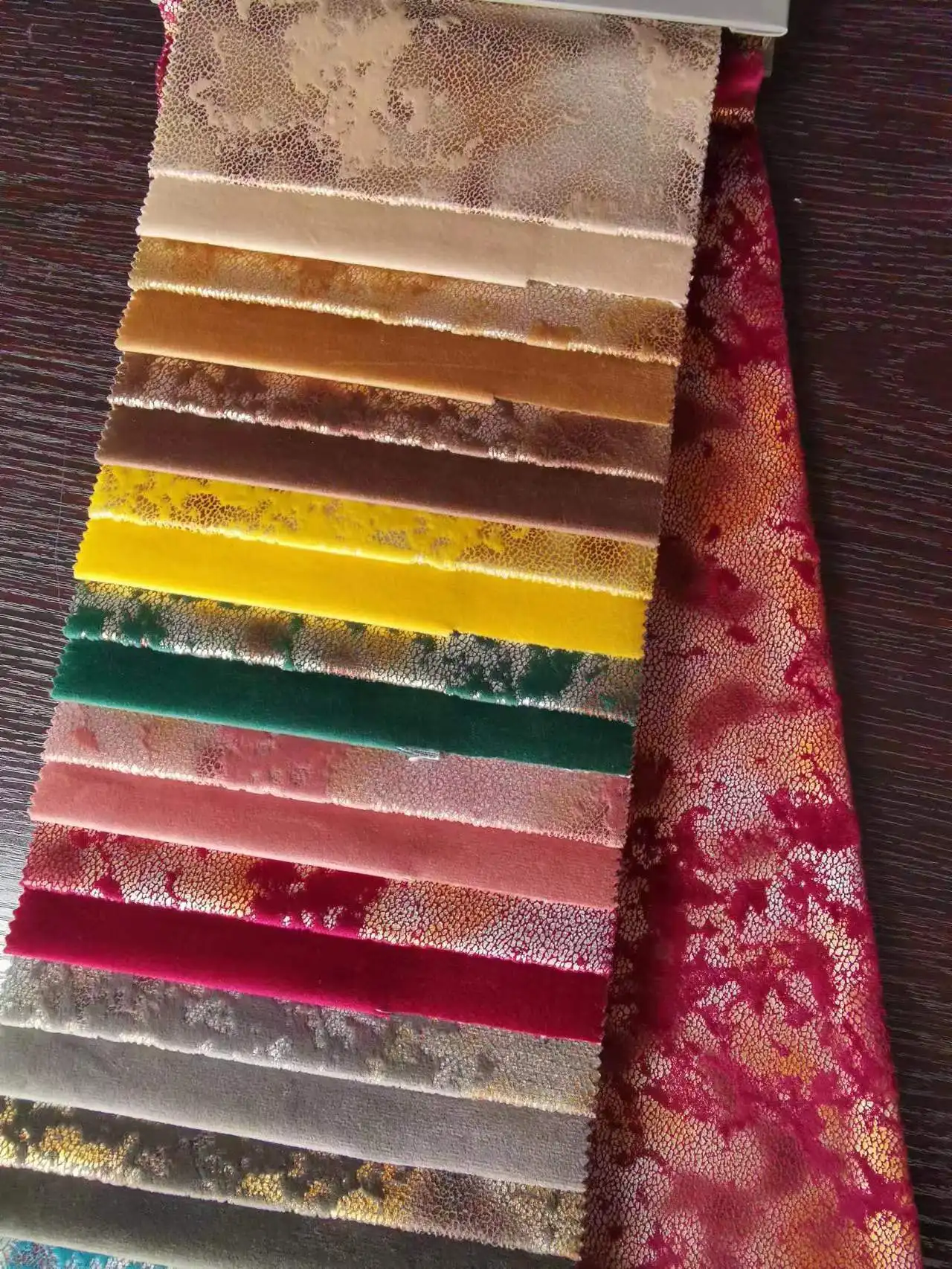 LIXIANG holland velvet multi color upholstery  baby face fabric for sofa