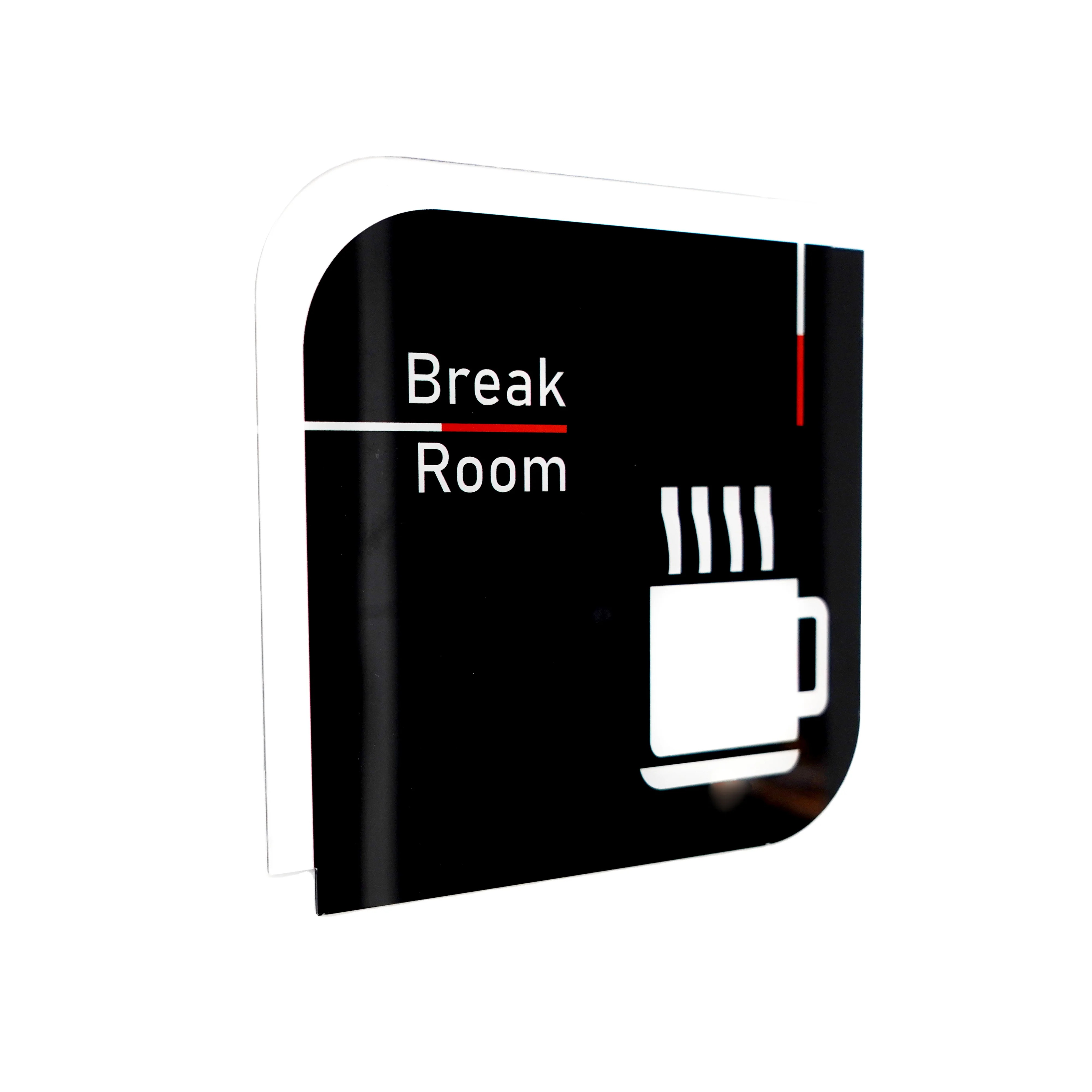 Good Quality Customized Sign Break Room Sign Acrylic Material Sign With Waterproof For Hotel For Doorplate Restroom