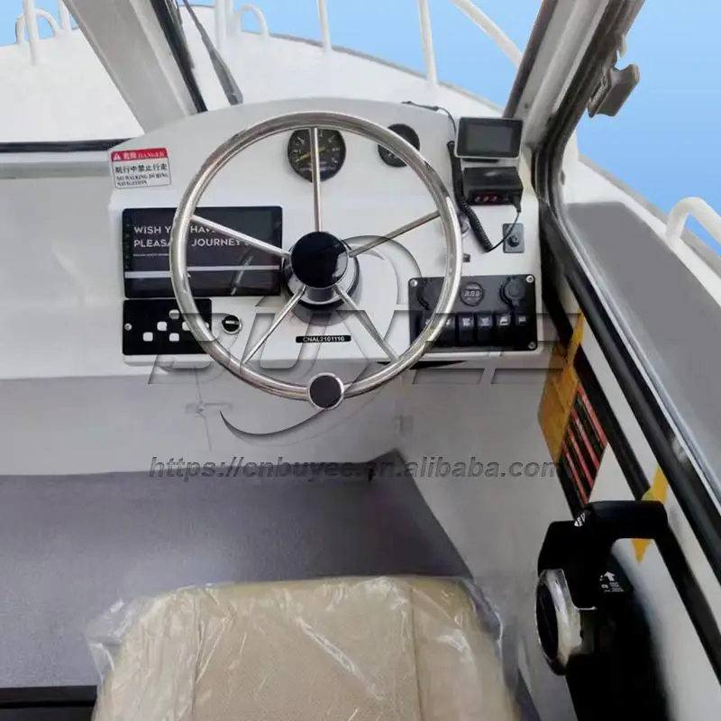 Cheap Freshwater 25 Ft/7.6 Meter Big Fishing Boats Long Life Yacht 14 Seats Professional Sea Tourist Boat