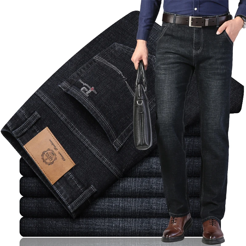 Custom Distressed Enzyme Wash Stonewashed Streetwear Hip Hop Y2K male slim fit Stacked Denim Men skinny Jeans