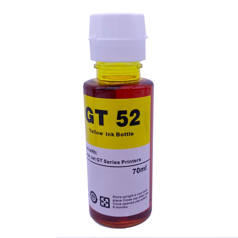 New 135ml GT53 70ml GT52 Refill Dye Ink Compatible For HP GT5810 GT5820 GT5822 GT 5810 5820 5822 Inkjet Printer Ink