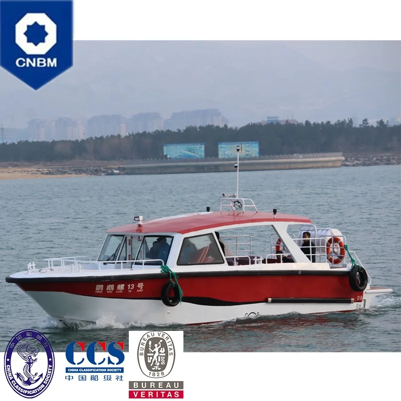 
36ft 20 Seats 30 Knots All Welded Deep V Hull Aluminum High Speed Water Taxi Cruise River Passenger Boats for Sale with Prices 