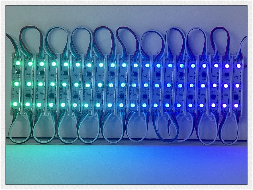 LED Module WS2811 Magic Addressable SMD 5050 LED Back Light Module DC12V 3 Led WS 2811 Full Color in Stock Ready to Ship