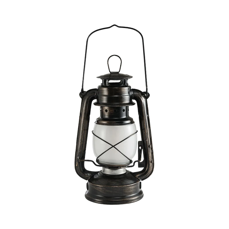5w Outdoor Portable 4 Colours Camping Rechargeable Antique Retro Classic Led Kerosene Lamp Lantern