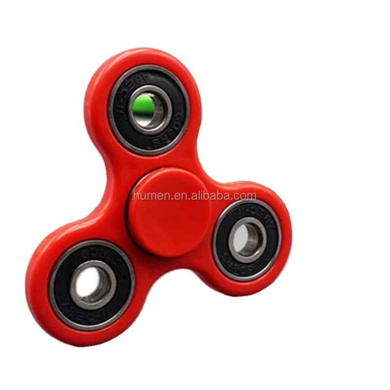 Box Pack Color Customized Durable High Speed 608 Bearing Tri-Spinner Desk School Toys Anxiety Relief Toy Fidget Spinner Hand