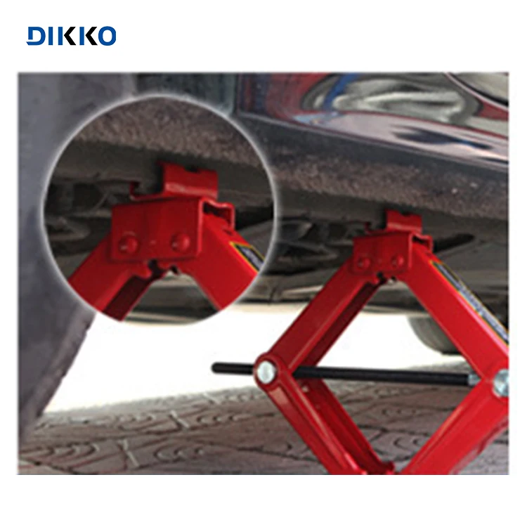 Stabilizing Stainless Scissor Jack 2T Mobile Scissor Jack Parts Auto Car Jacks 3 Ton