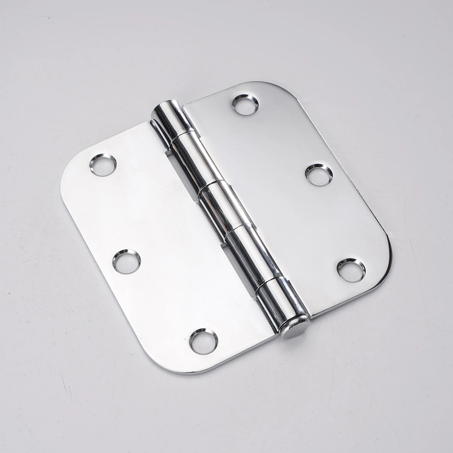 American Style Corner Hardware Accessories Door Hinge Furniture Chrome Color 3.5 Inches Butt Door Iron Hinges