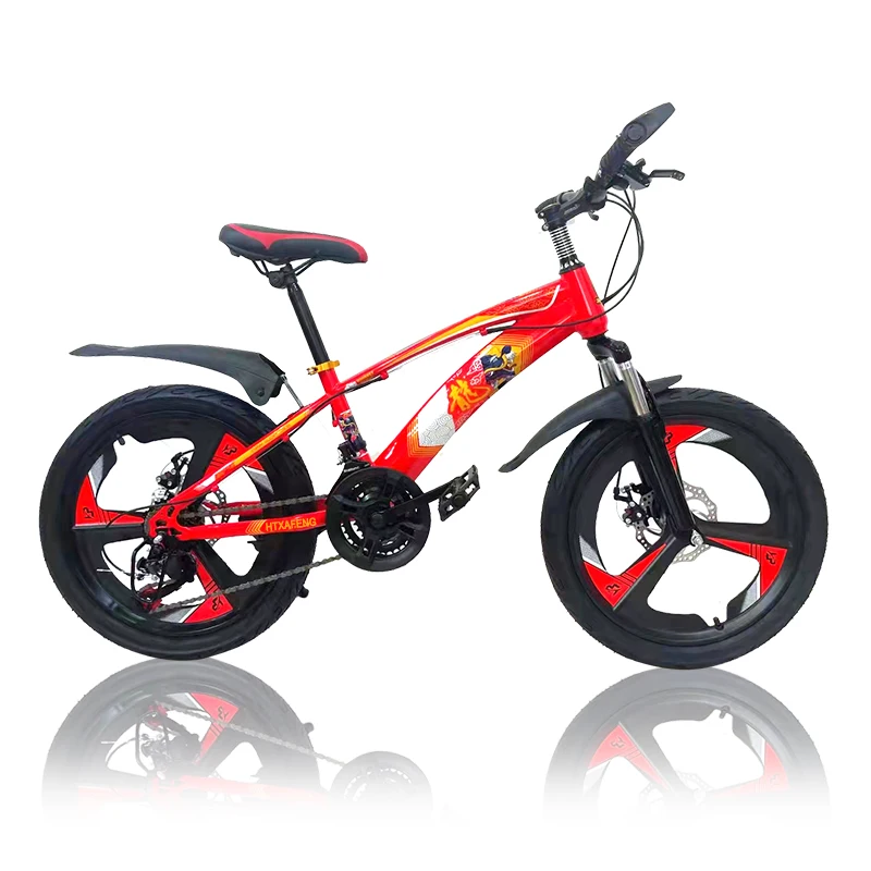 Hot Sale 21 Speed Bicicleta Bicycles Mountain 20 Inch With 3 Spoke Wheel  Mountain Bike For 3-10 Years Old Boy Girl