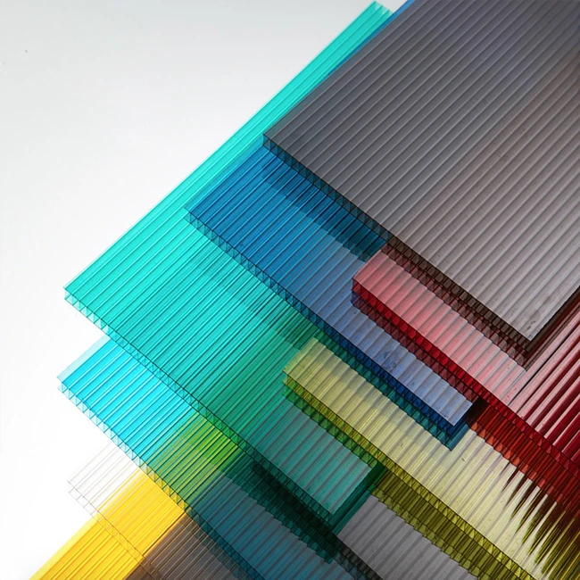 Free sample 4mm 6mm 8mm thick twin wall pc hollow sheet corrugated embossed solid sheet polycarbonate for roofing /greenhouse