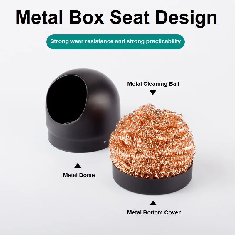 Soldering Iron Tip Cleaning Tool Welding Iron Tip Cleaner Tin Removal Ball Soldering Iron Head Cleaning