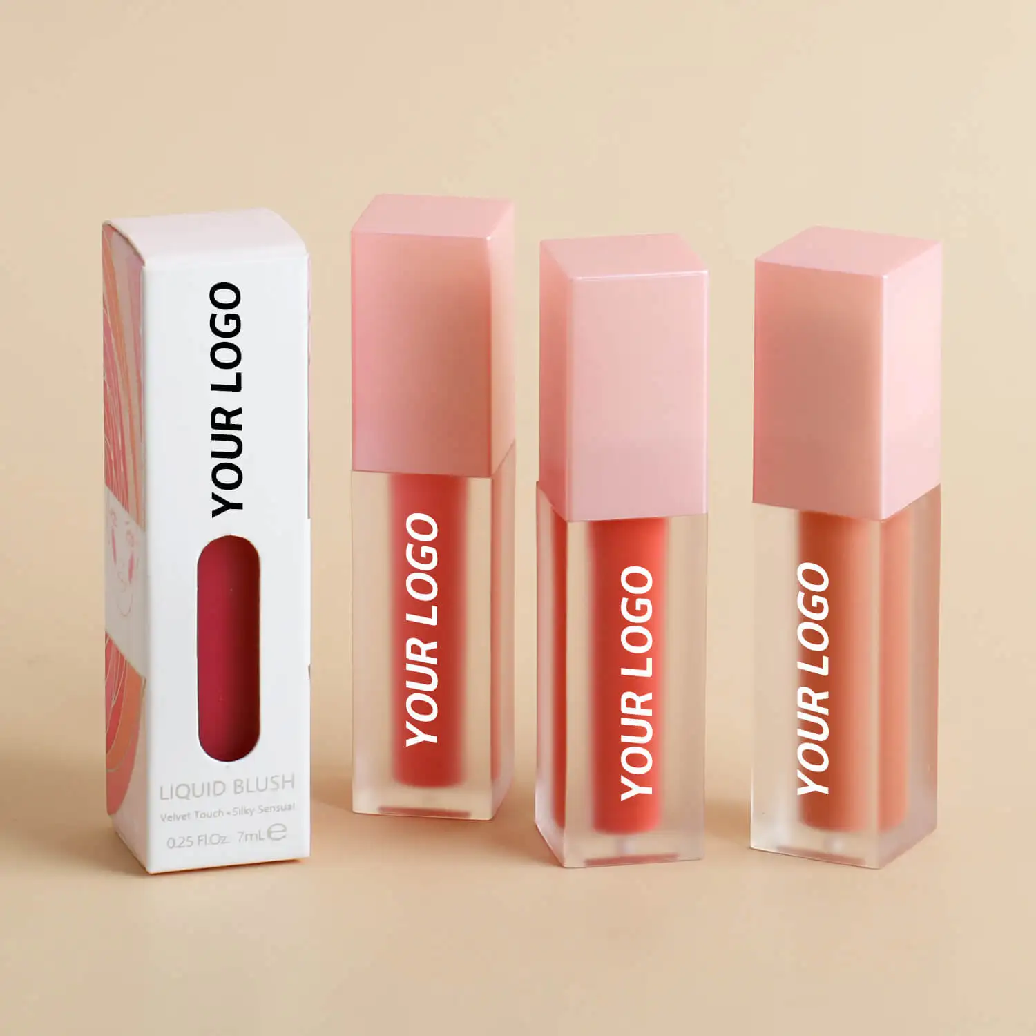 10 pieces Lip gloss set Waterproof matte lipgloss custom lis stick in packaging box private label nude lip gloss kit