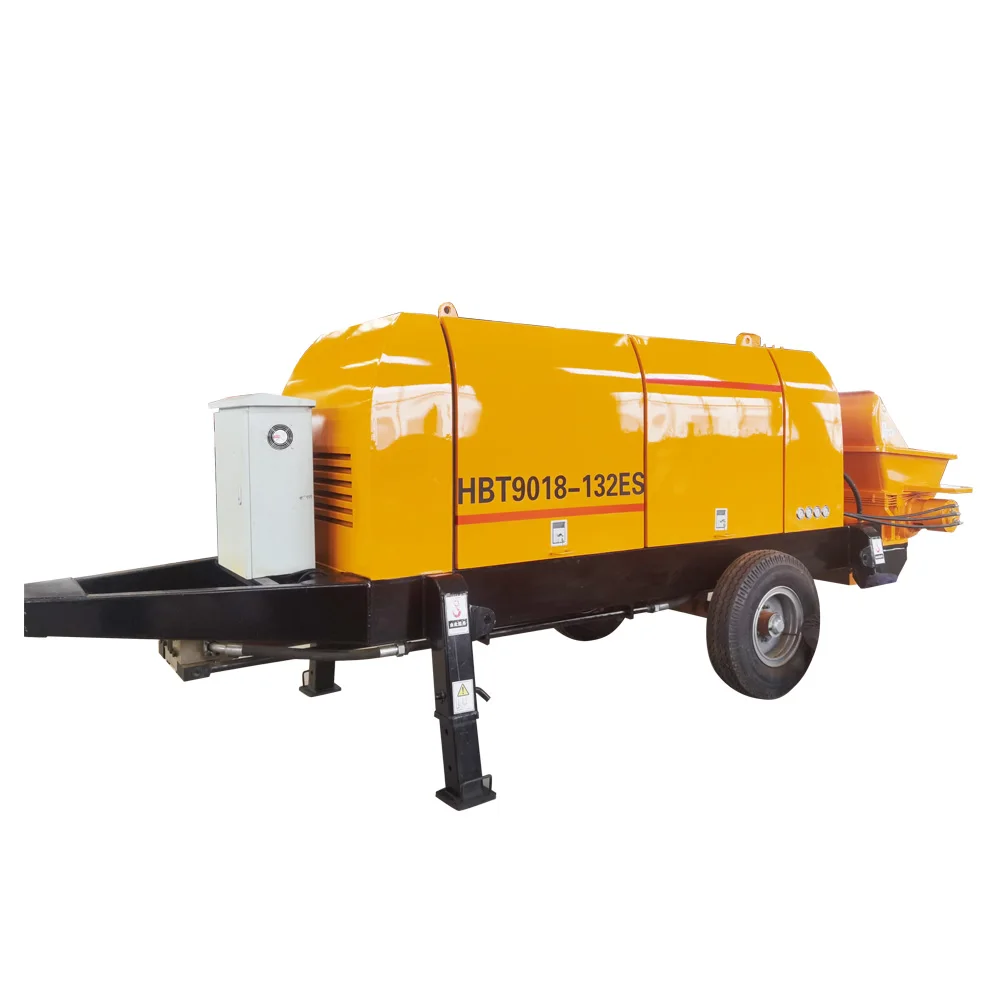 The Latest Design Of Diesel Concrete Small Concrete Pump For High-Rise Buildings And Other Projects