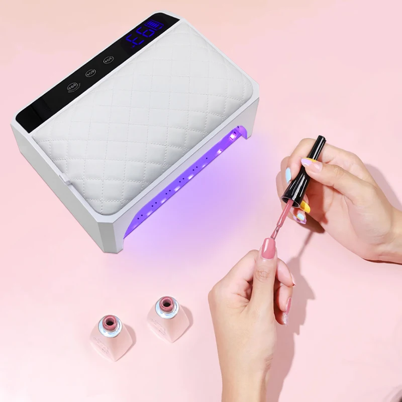156w Cordless Uv Led Nail Lamp Nail Dryer Lamp Uv Led Soft Gel Nail Lamp Flash Cure Touch Light