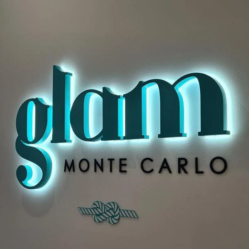 Laser Cut Logo Sign Office Interior Letters Rose Gold Sign Workplace Signage Custom Acrylic Sign