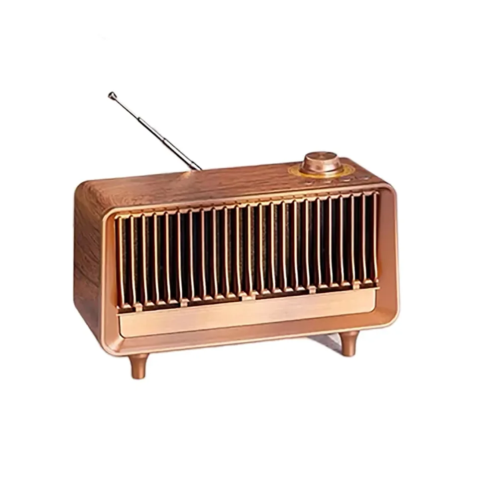 New AS25 Classic Design Vintage Speakers FM Radio Retro subwoofer speaker with SD Player