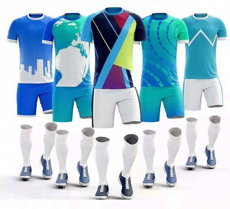 Breathable Custom Football Soccer Jersey Full Custom Sublimated Sport Jerseys