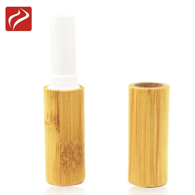 5ml New arrival cosmetic container bamboo lipstick tube wooden lip balm tubes for lip care
