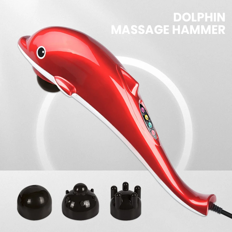 7 In 1 Electric Neck Massage Hammer Massage Back Relax Multifunction Cervical Vertebra Roller Massage Stick