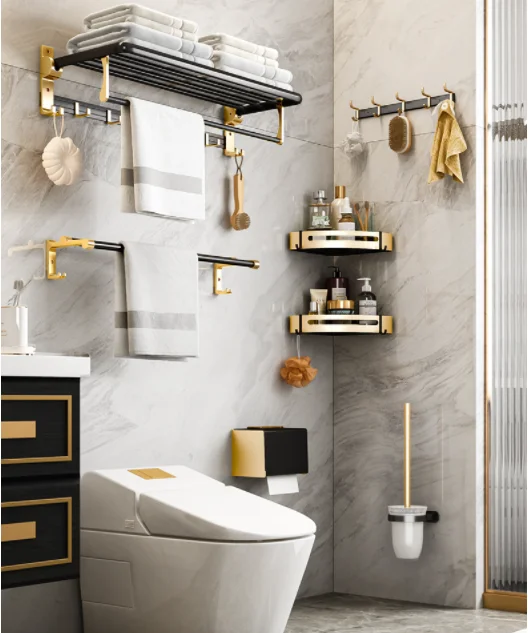 China factory wholesale Cheap Complete Bathroom Hardware Stainless Steel Bathroom Accessories Set