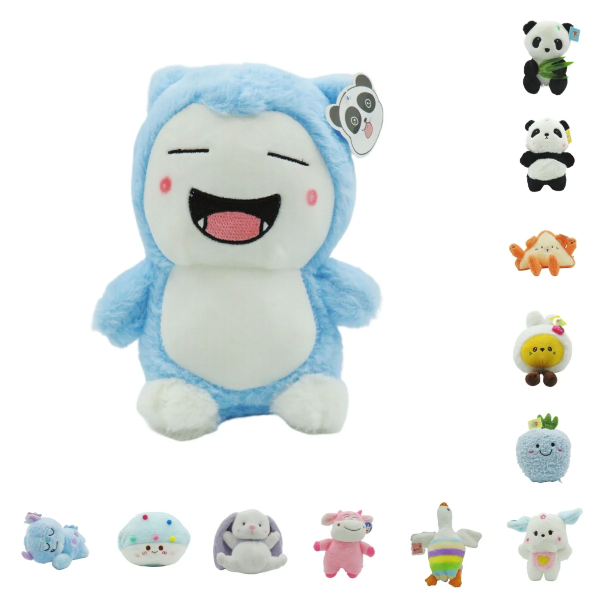 Hot Selling soft claw machine plush toy giant Happy KaKa Minipet stuff toys plush figure toys