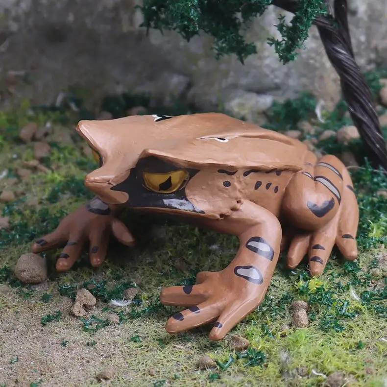 yxs children cognitive simulation animal model triangle dry leaf tree  toad Darwin toy